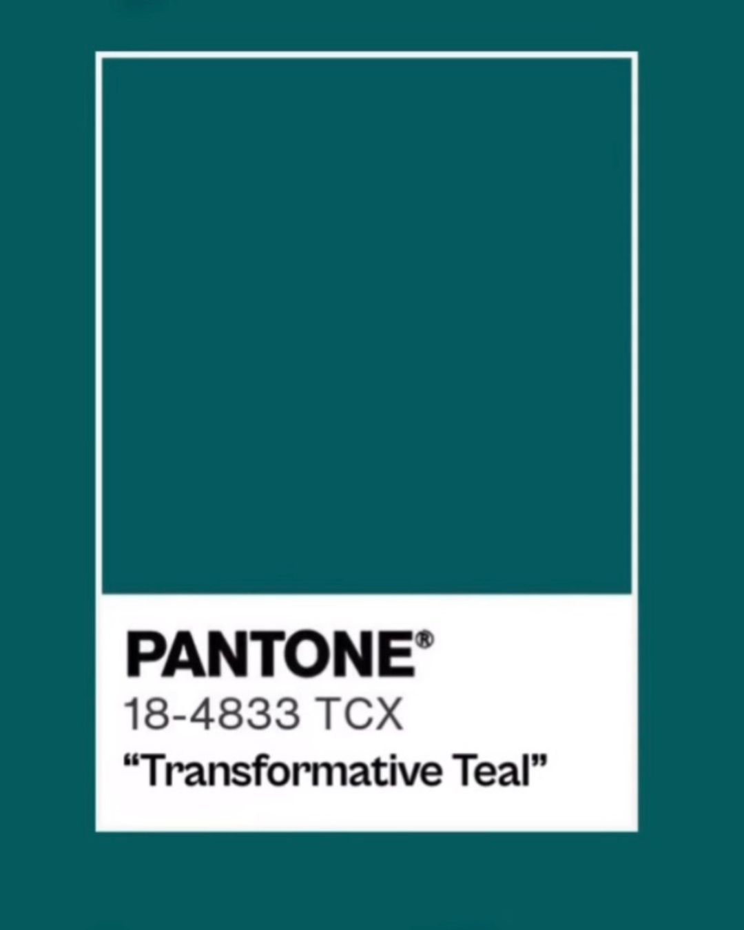 apresentacao pantone cor transformative teal